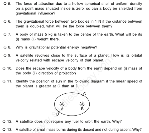 physics assignment class 11